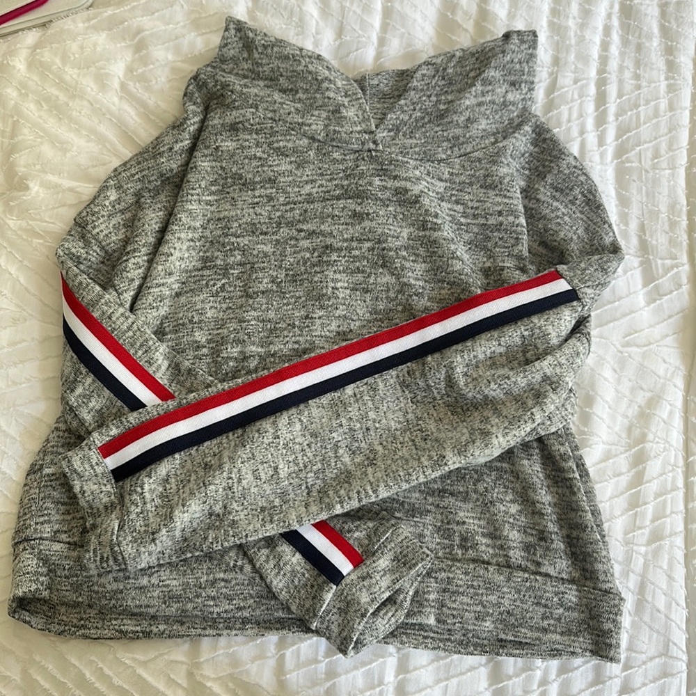 Charlotte Russe cropped hooded sweater